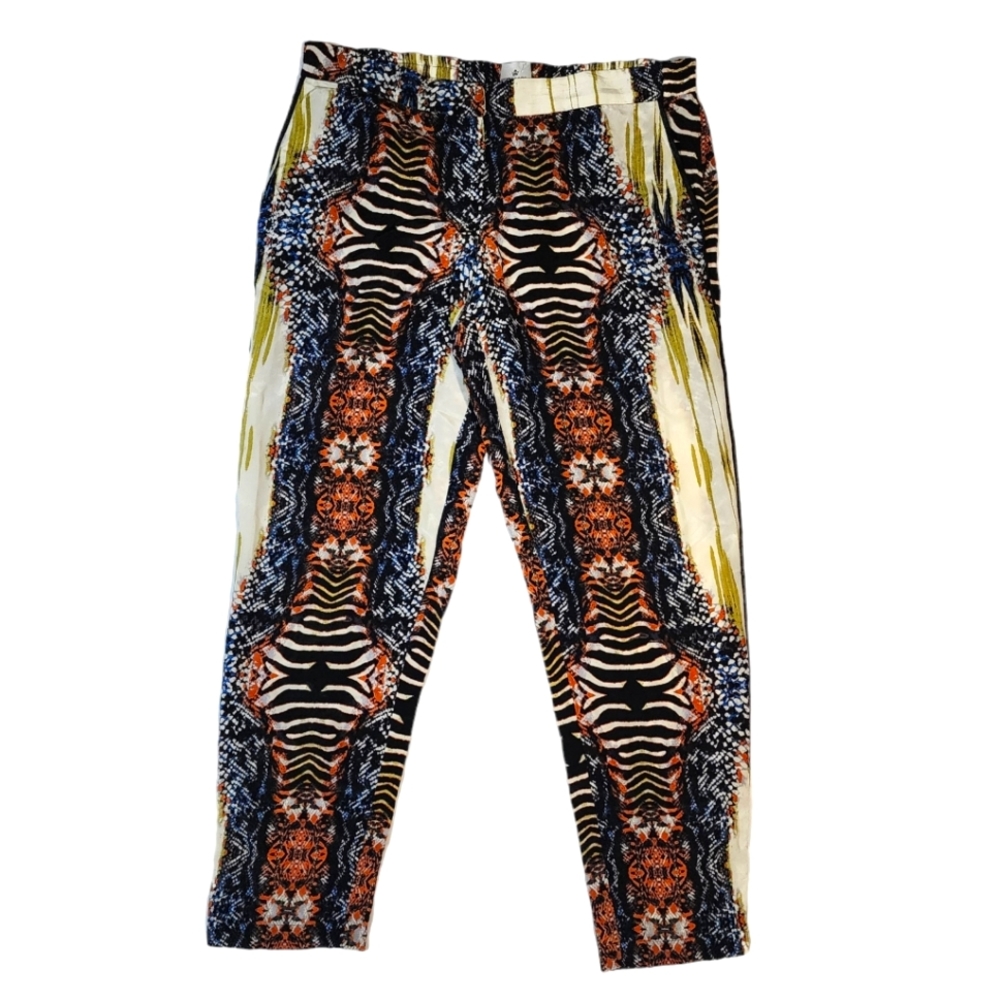 SW3 Bespoke Multicolor Patterned Trousers - Black, Orange, Blue, Cream, Yellow